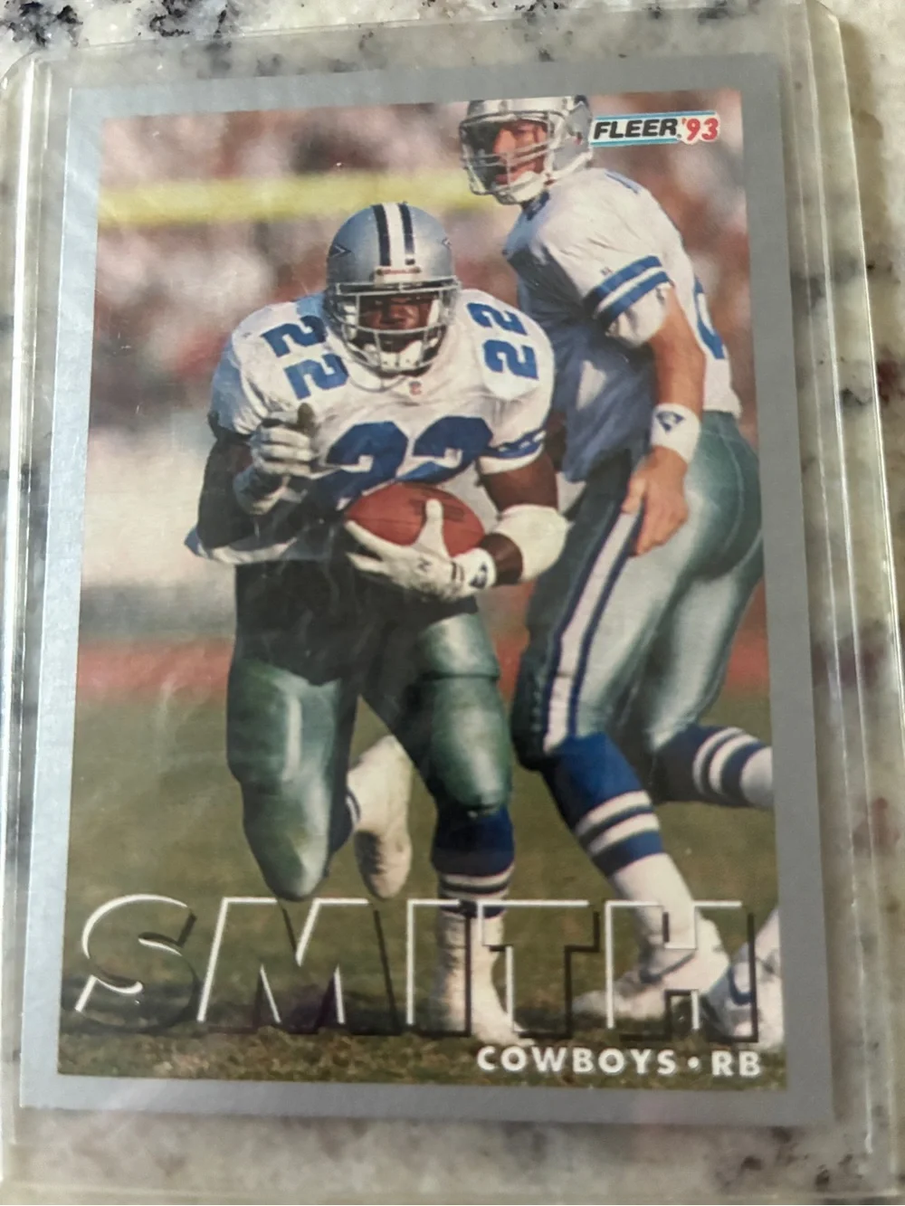 Fleer '93 Emmitt Smith Cowboys Football Card